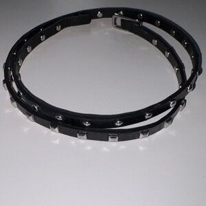 Black Stella and Dot wrap bracelet